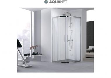 Aquanet Душевой уголок Delta NPE2142 100x100, прозрачное стекло