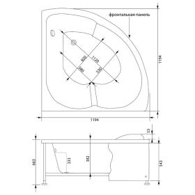 Aquanet Fregate 120x120