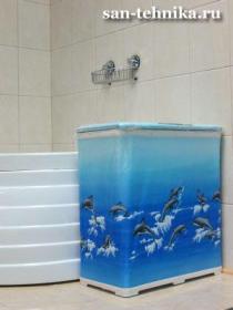 Bath Plus Dolphin Dence 2390/13 корзина для белья (жесткая)